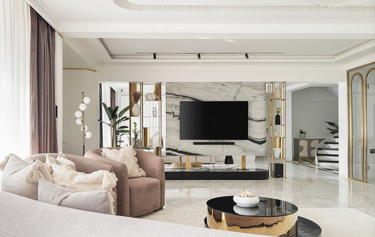4 bhk residential interior at kharadi pune